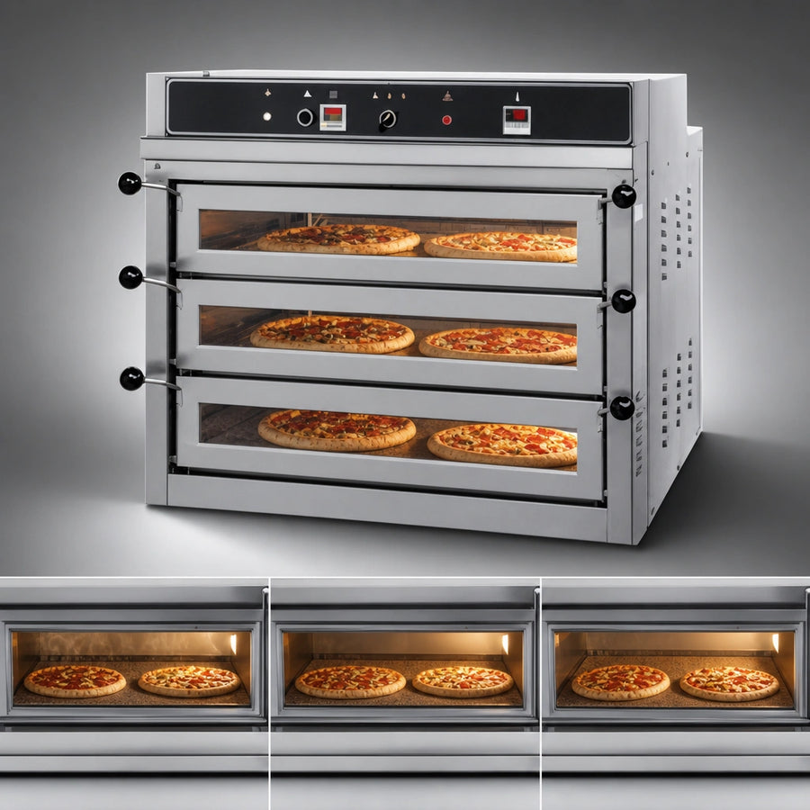 Three Baking Decks