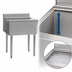 Thumbnail image #4 for Eagle 2200 Series 28-Inch Underbar Ice Bin/Cocktail Unit, 75 lb. Capacity