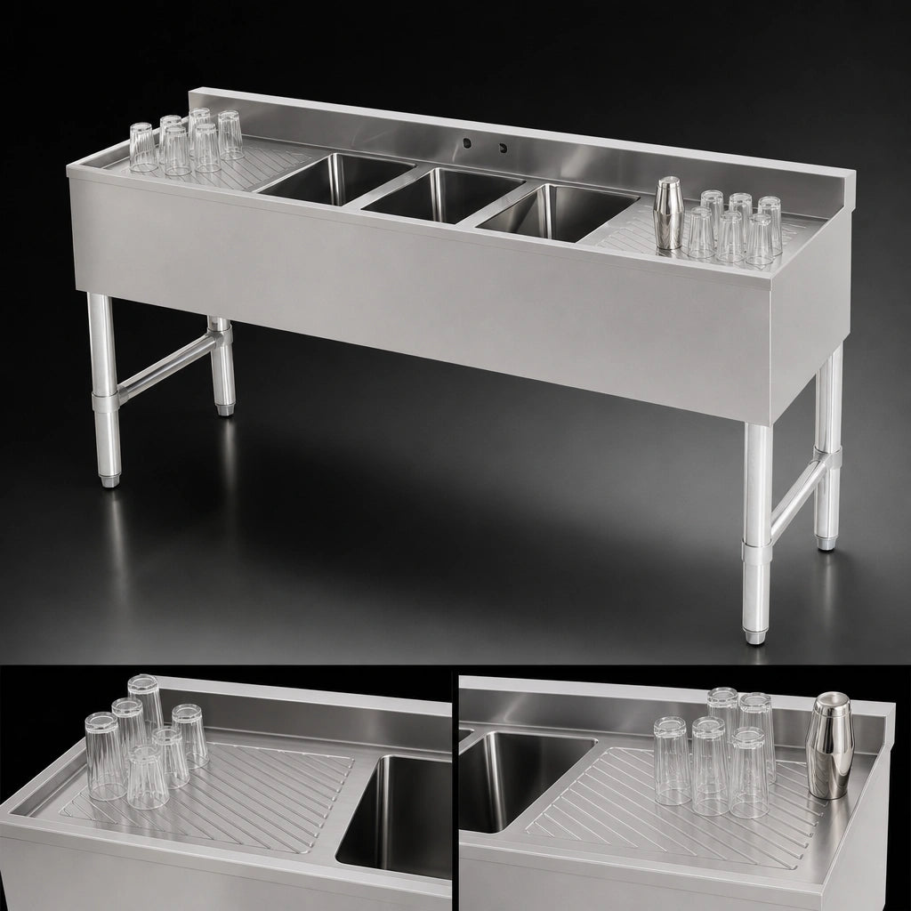 Dual 19-Inch Drainboards