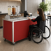 Thumbnail image #4 for Vollrath 4-Series Signature Server® Stainless Steel ADA Beverage Counter, 74 x 28 x 34 Inches