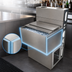 Thumbnail image #4 for BK Resources 30-Inch Wide Insulated Underbar Ice Bin with Sliding Cover, 80 lb Capacity