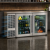 Thumbnail image #4 for Perlick 60-Inch Self-Contained Two-Section Glass Door Back Bar Refrigerator