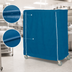 Thumbnail image #4 for Metro Waterproof Vinyl-Nylon Banquet Cart Cover, 60 x 21 x 62 Inch, Mariner Blue