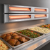 Thumbnail image #4 for Hatco Glo-Ray Max Watt Lighted Dual Infrared Strip Heater, 30 Inch Wide, Aluminum, 6 Inch Spacer