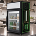 Thumbnail image #5 for True Countertop Pass-Thru Glass Door Merchandiser Refrigerator, Black