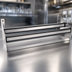 Thumbnail image #4 for Glastender DSR-25 Double Speed Rail, 25-Inch Stainless Steel