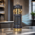 Thumbnail image #4 for Glastender Rembrandt 2-Faucet Air-Cooled Draft Dispensing Tower with Surface-Mount Drain Pan, Polished Brass Finish