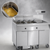 Thumbnail image #4 for Imperial IFSCB650EU Electric Floor Model 6-Tank Battery Fryer with Built-In Filter System