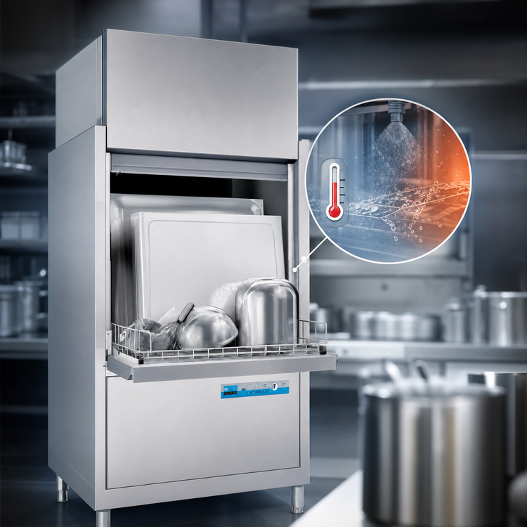 Product image #4 for MEIKO Point 2 Series Front-Loading High-Temperature Pot & Pan Washer with Built-In Booster