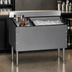 Thumbnail image #4 for CHOICE Extra Deep 36-Inch Stainless Steel Underbar Combo Ice Bin/Cocktail Unit with Left-Side Bottle Well and 10-Circuit Cold Plate