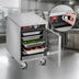 Thumbnail image #4 for Handy Line Mobile Undercounter Heated Holding Cabinet, 1 Compartment, 5 Full-Size Pan Capacity