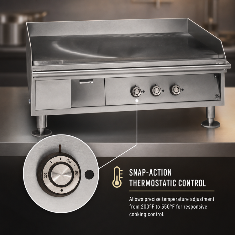 Product image #4 for Lang Marine Heavy Duty 24-Inch Countertop Electric Griddle