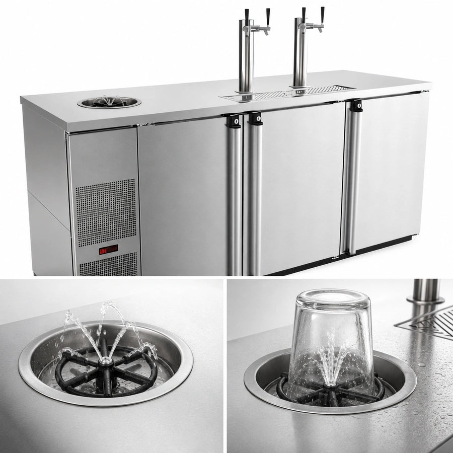 Integrated Glass Rinser