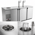 Thumbnail image #4 for Pro-Line E-Series Three-Section Direct Draw Draft Beer Cooler, Stainless Steel, 80-Inch, 4 Half-Keg Capacity
