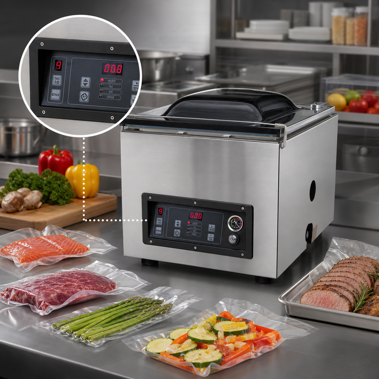 Product image #4 for Hamilton Beach Commercial PrimaVac HVC406 Countertop In-Chamber Vacuum Sealer, 16-Inch Seal Bar
