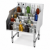 Thumbnail image #5 for Advance Tabco Special Value 5-Step Freestanding Stainless Steel Liquor Bottle Display Unit