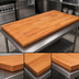 Thumbnail image #4 for Boos Block Ultra Premium American Cherry Kitchen Countertop, 84 x 42 x 1-1/2 Inch, Edge Grain, Oil Finish
