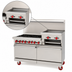 Thumbnail image #4 for American Range 36-Inch Gas Restaurant Range with 4 Open Burners and 12-Inch Griddle/Broiler