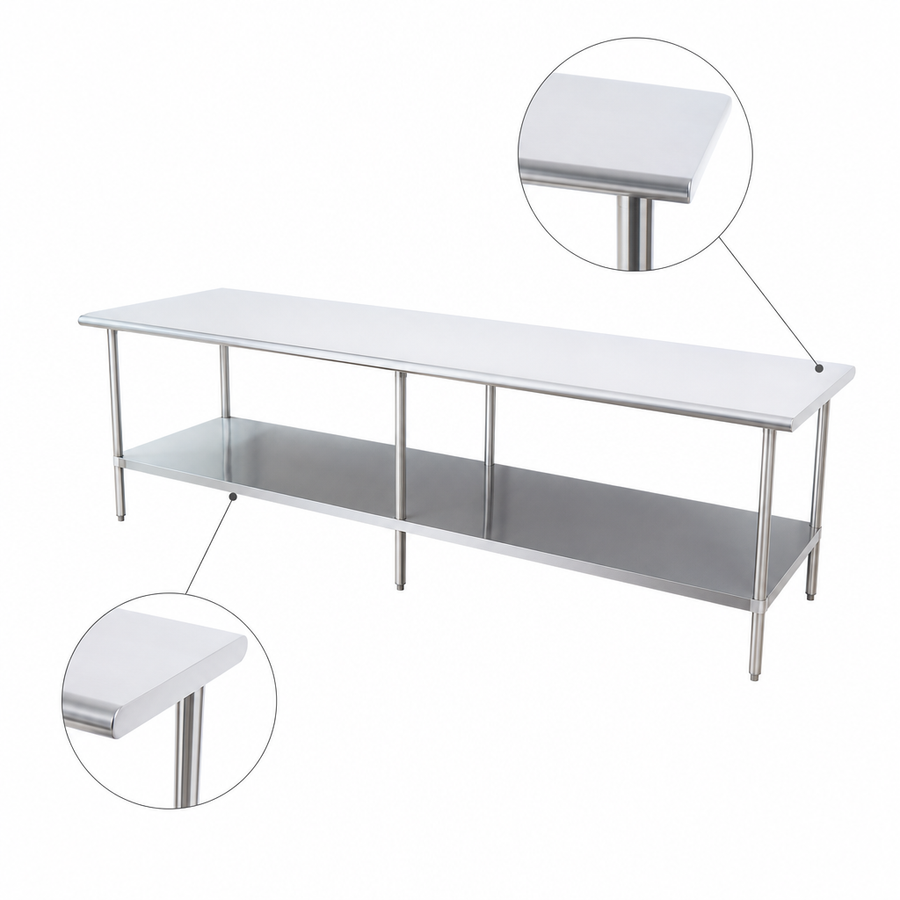 Rounded Front and Rear Edges