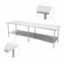 Thumbnail image #4 for 108-Inch x 24-Inch Stainless Steel Work Table with Adjustable Undershelf