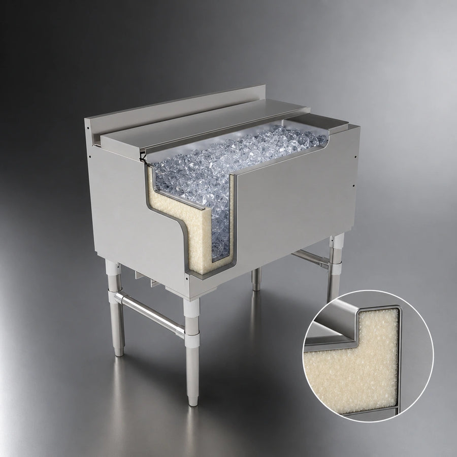 Foam-Insulated Ice Bin