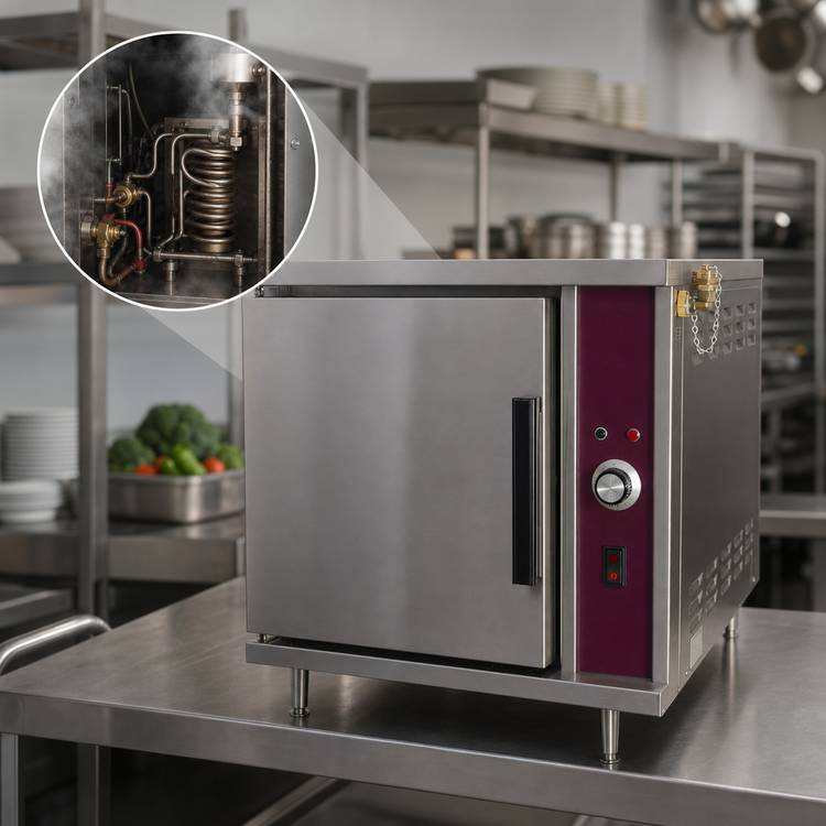Product image #4 for Southbend Steam R24-5 Countertop Electric Convection Steamer, 5-Pan, Auto Fill/Drain