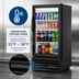 Thumbnail image #4 for True GDM-08-HC~TSL01 Single-Section Glass Door Merchandiser Refrigerator with Low-E Hinged Glass Door