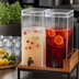 Thumbnail image #4 for Cal-Mil 3 Gallon Clear Acrylic Single Beverage Dispenser with Infusion Chamber