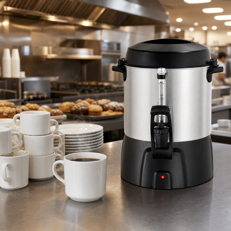 Product image #4 for Proctor-Silex Commercial 40-Cup Coffee Urn, Single-Wall Insulated, Brushed Aluminum, 120V