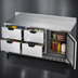 Thumbnail image #4 for Beverage-Air 72-Inch Three-Section Worktop Refrigerator with 4 Drawers and 1 Door
