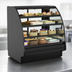 Thumbnail image #4 for Structural Concepts Fusion 123-3/8 Inch Wide Curved Refrigerated Service Case with Lift-Up Front Glass and Remote DX Refrigeration