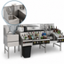 Thumbnail image #4 for Glastender 60-Inch All-In-One Underbar Ice Bin/Cocktail Station with 10-Circuit Cold Plate, Sink, and Blender Shelf