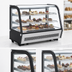 Thumbnail image #4 for BakeryXpress 35-Inch Countertop Full-Service Refrigerated Display Case with Curved Front Glass
