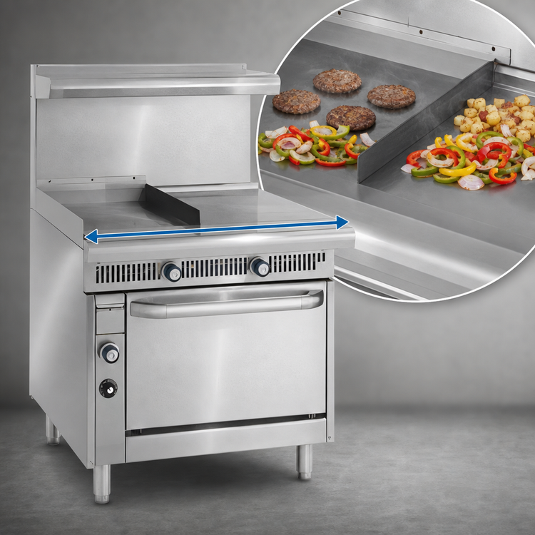 Product image #4 for Imperial Spec Series Heavy Duty 36-Inch Gas Countertop Modular Griddle Range