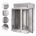 Thumbnail image #4 for True Spec Series Roll-Thru Two-Section Heated Holding Cabinet with Front and Rear Solid Swing Doors