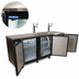 Thumbnail image #5 for BK Resources 90-Inch Underbar Draft Beer Cooler / Kegerator Beer Dispenser with 3 Doors, 2 Towers and 3-Keg Capacity