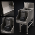 Thumbnail image #4 for Eagle Spec-Bar Stainless Steel Freestanding Wet Waste Blender Station with 6-Inch Sink, Glass Filler, 12 x 19 Inches