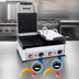 Thumbnail image #4 for Eurodib Commercial Double Countertop Panini Press with Ribbed Cast Iron Plates, 18 x 11 Inches, 240V