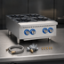 Thumbnail image #4 for Globe 24-Inch Commercial Gas Countertop Hot Plate, 4 Burners, Natural Gas/LP Convertible