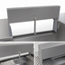 Thumbnail image #4 for Glastender 23-Inch Single Speed Rail Locking Cover, Stainless Steel
