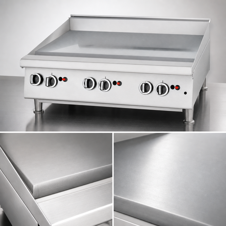 Product image #4 for Garland U.S. Range Heavy-Duty Manual Gas Countertop Griddle, 35-7/16" W x 23" D, 81,000 BTU