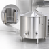 Thumbnail image #4 for Legion Low-Rim 25-Gallon Stationary Direct Steam Kettle with Full Jacket and 304 Stainless Steel Liner