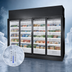 Thumbnail image #4 for True 4-Door Low-Temp Glass Door Freezer Merchandiser, 154.4 Cu. Ft., Black Exterior, White Interior