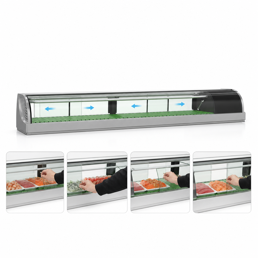 Four Sliding Service Doors