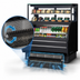 Thumbnail image #4 for Turbo Air Horizontal Open Display Merchandiser Combination Case with Refrigerated Top Shelf, 50-7/8-Inch, Self-Contained, Black