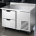 Thumbnail image #4 for Beverage-Air 46-Inch Worktop Refrigerator with 2 Drawers, Side-Mounted Self-Contained R290 Refrigeration