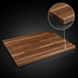 Thumbnail image #4 for Boos Block Blended Edge Grain American Black Walnut Kitchen Countertop, 30 x 25 x 1-1/2 Inch, Varnique Finish