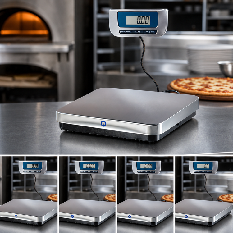 Product image #4 for Edlund EPZ-20F Digital Pizza Scale, 20 lb Capacity, Front Tare Button, Stainless Steel
