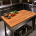 Thumbnail image #4 for Boos Block American Cherry Blended Edge Grain Kitchen Countertop, 60 x 38 x 1-1/2 Inch