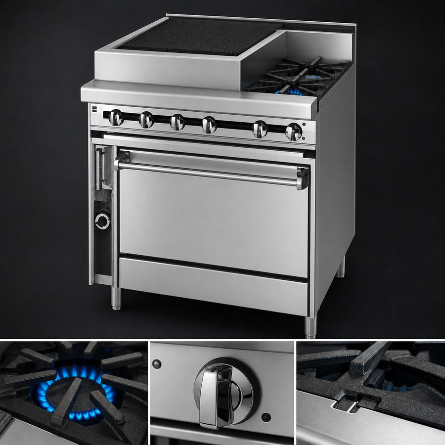 Open Burner Top Section